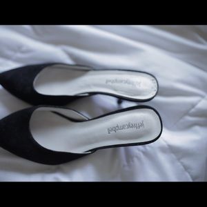 Jeffrey Campbell Black kitten heels